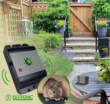 Répulsif Ultrasonique Pour Rats Et Souris - Sans Danger Pour Animaux Et Enfants, Couvre 30 M²