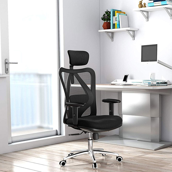 test-sihoo-chaise-de-bureau-ergonomique