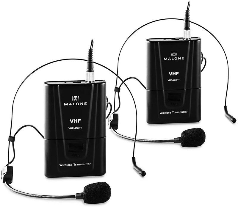 test-malone-vhf400-duo2--set-microcasques-2-canaux--systme-de-microphones-sans-fil