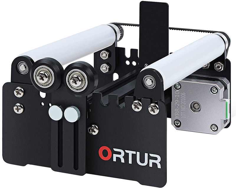 test Module de gravure à rouleaux rotatifs sur axe Y ORTUR Laser Engraver